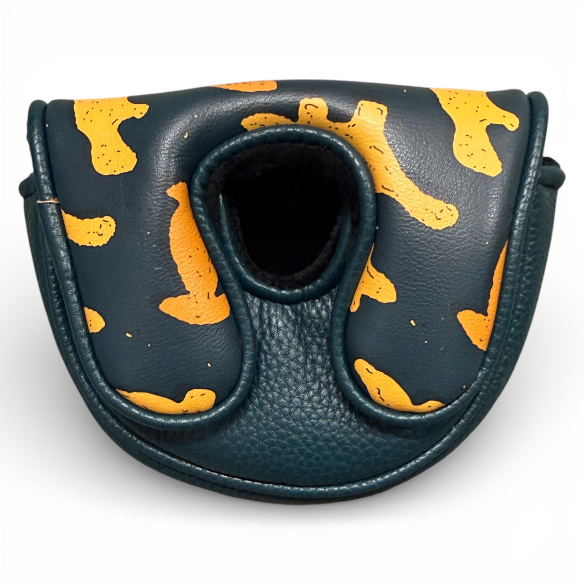 Dino Nugget Center-Shafted Mid-Mallet Putter Headcover | Premium Magnetic Golf Head Cover | Soft Protective Lining | Fits Center-Shafted Putters