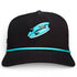 Shark Bite Golf Hat | Snapback Cap | Built-in Magnetic Ball Marker Holder + Marker Included | Adjustable | One Size