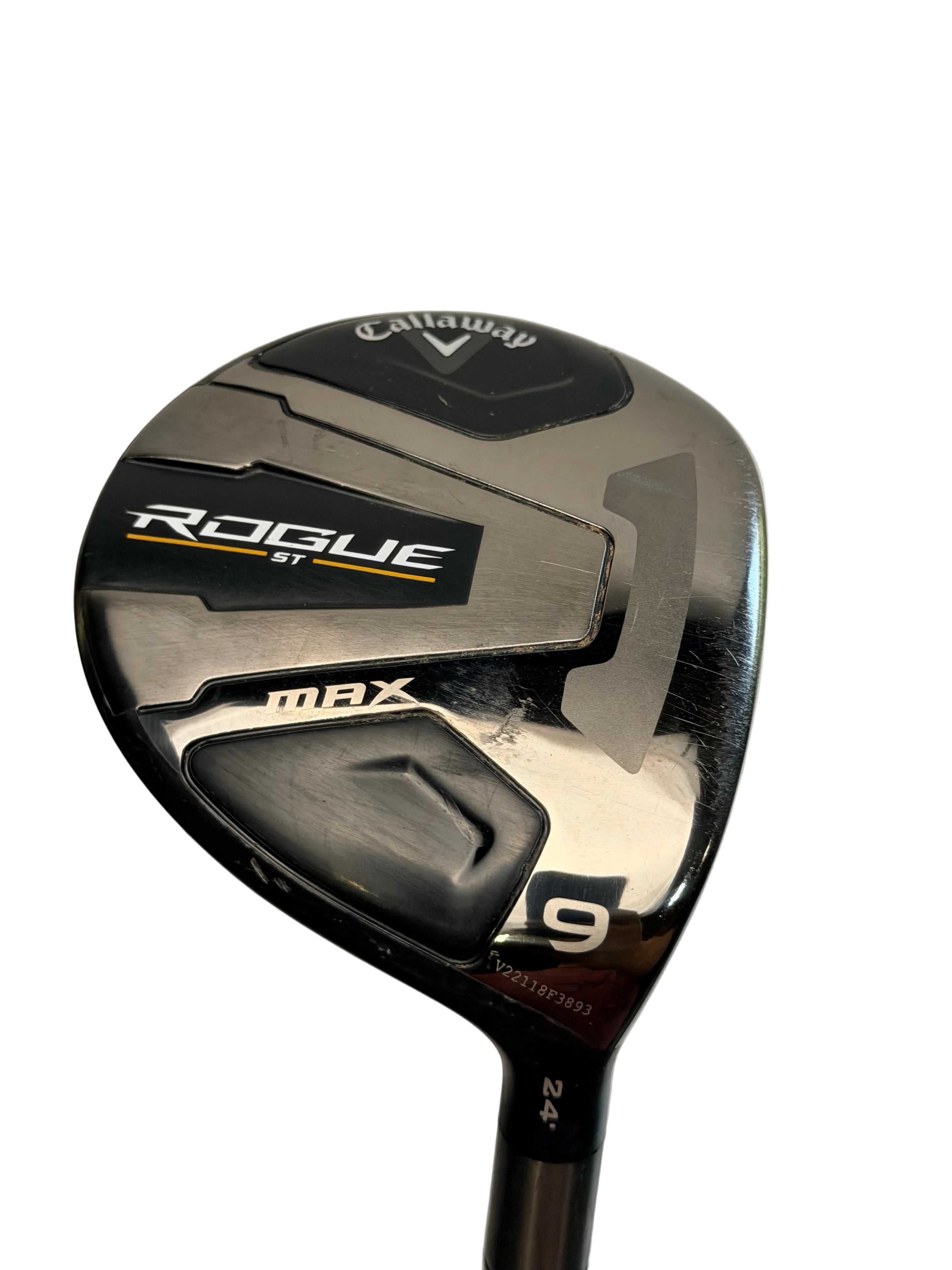 Callaway Rogue ST Max 9 Wood 24° Cypher Black 40g Senior Flex (Used)