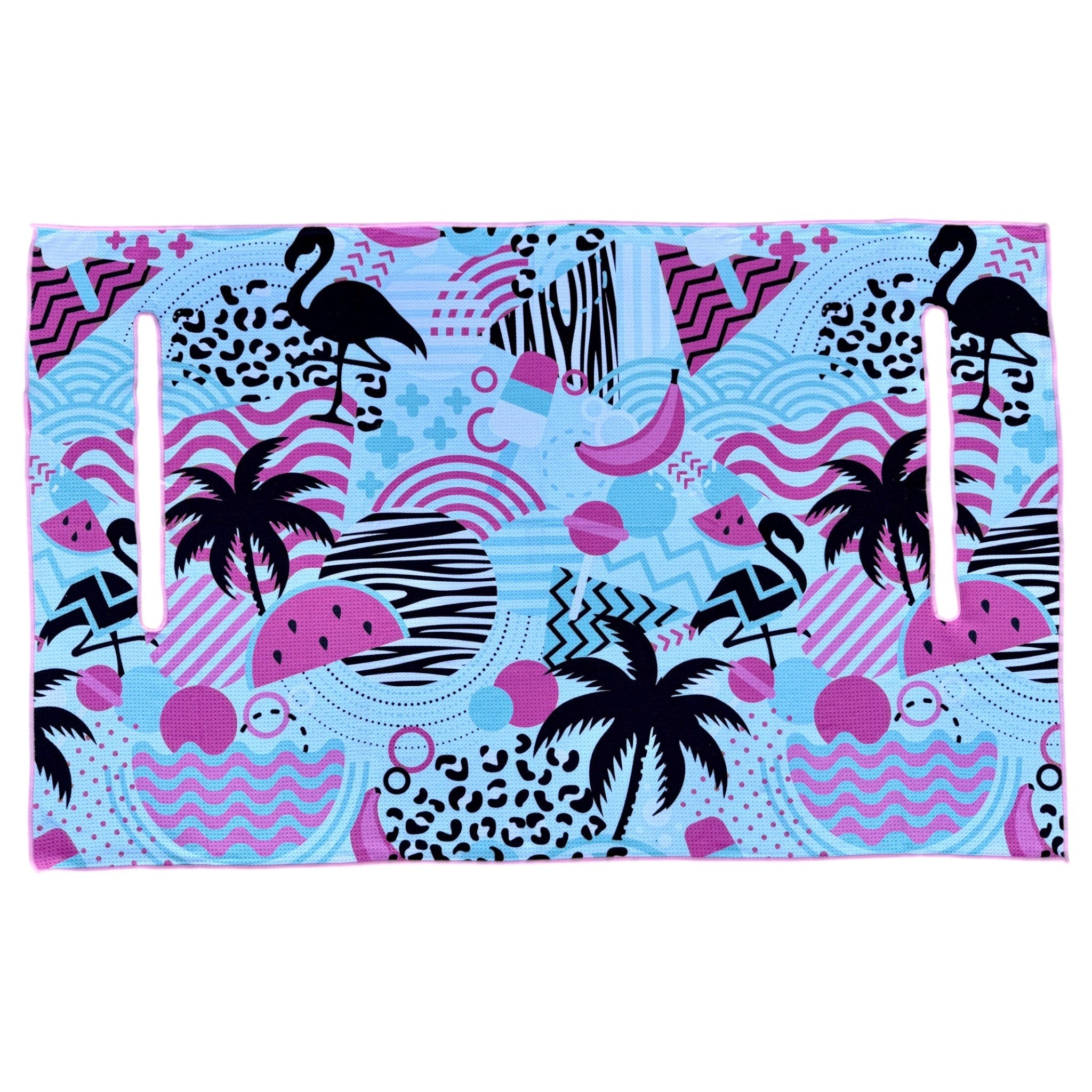 Exotic Flock Golf Cart Seat Cover | Premium Microfiber Golf Cart Seat Towel | Universal Fit | Machine Washable