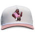Orangutan Golf Hat | Snapback Cap | Built-in Magnetic Ball Marker Holder + Marker Included | Adjustable Ape Tan