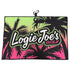 Neon Palms Golf Towel | 24” x 16” Microfiber Towel | Magnetic Clip & Carabiner | Premium Golf Accessory