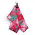 Pink Tropical Golf Towel | Premium Double-Sided Microfiber | Heavy-Duty Magnetic Towel with Carabiner Clip | 24 x 16 in