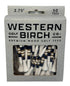 Miura NEW Western Birch Premium Wood Golf Tees 2.75" 50 Pack Branded