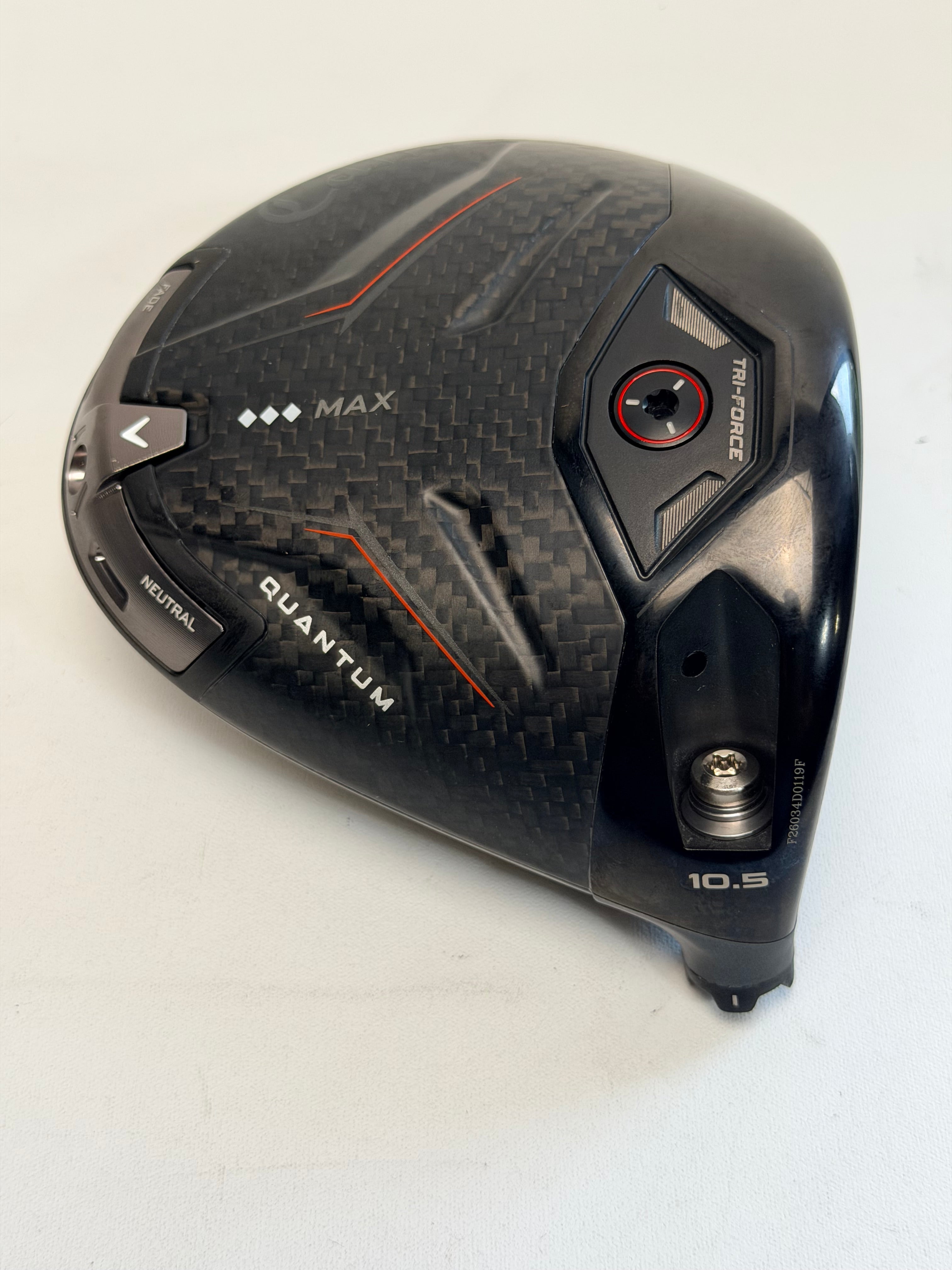 Callaway Quantum Triple Diamond Max Driver Head Only 10.5° Right Handed