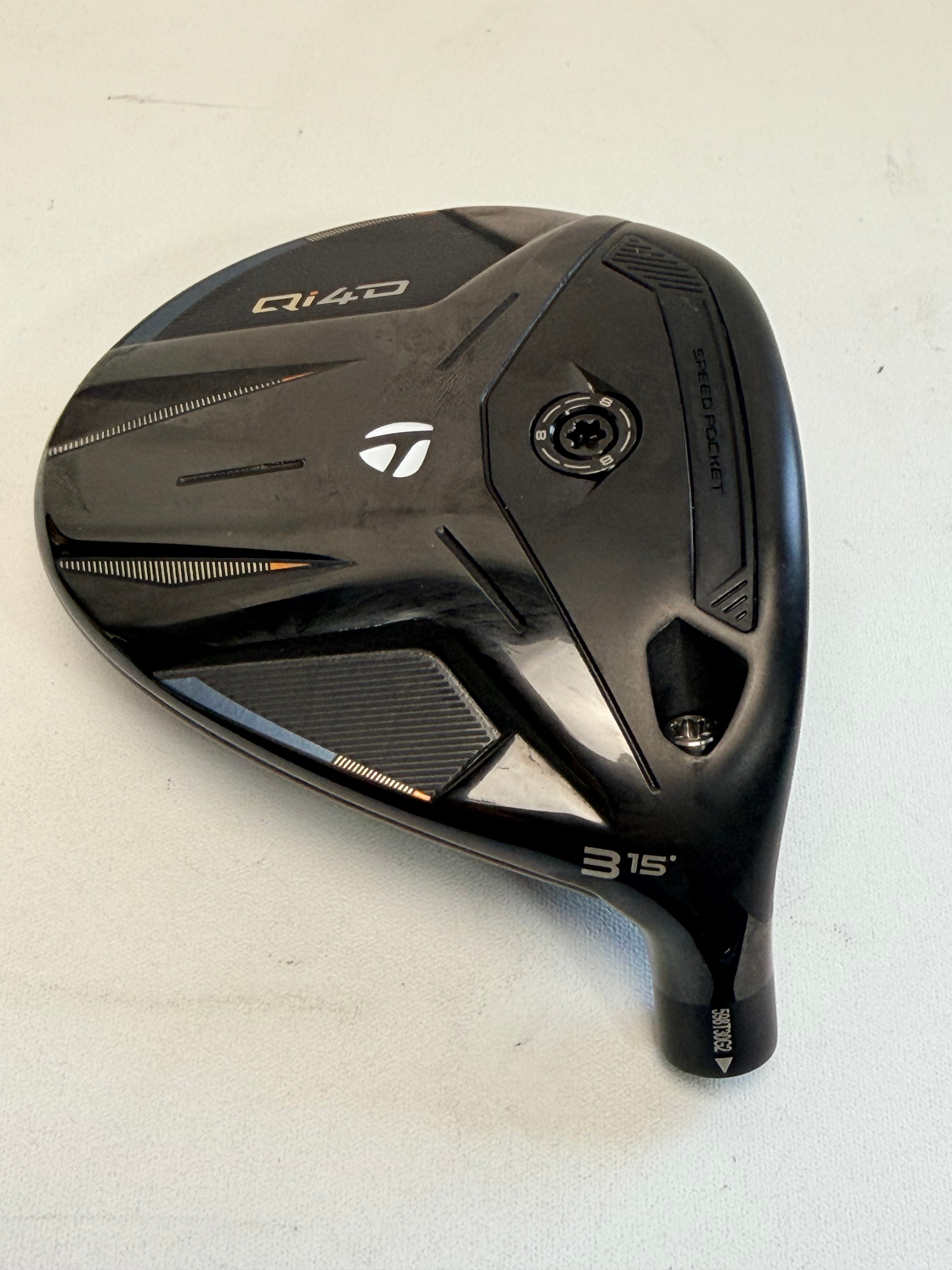 TaylorMade Qi4D Core Like New 3 Wood Head Only 15° Right Handed