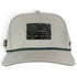 Tactical Golf Hat | Snapback Cap | Built-in Magnetic Ball Marker Holder + Marker Included | Adjustable American Camo