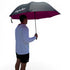 60" Golf Umbrella | Oversized Black & Pink Golf Umbrella
