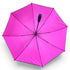 60" Golf Umbrella | Oversized Black & Pink Golf Umbrella