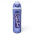 Purple Script Logie Joe's Hydration Bottle | 24oz Insulated Stainless Steel | Flip Straw Lid w/ Handle