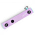 Lilac/Turquoise Magnetic Golf Cart Strap Sleeve | Neoprene Rubber | Dual Accessory Magnets | Glove Holder with Velcro | Carabiner Bag Attachment | 18.5 x 3.5 in