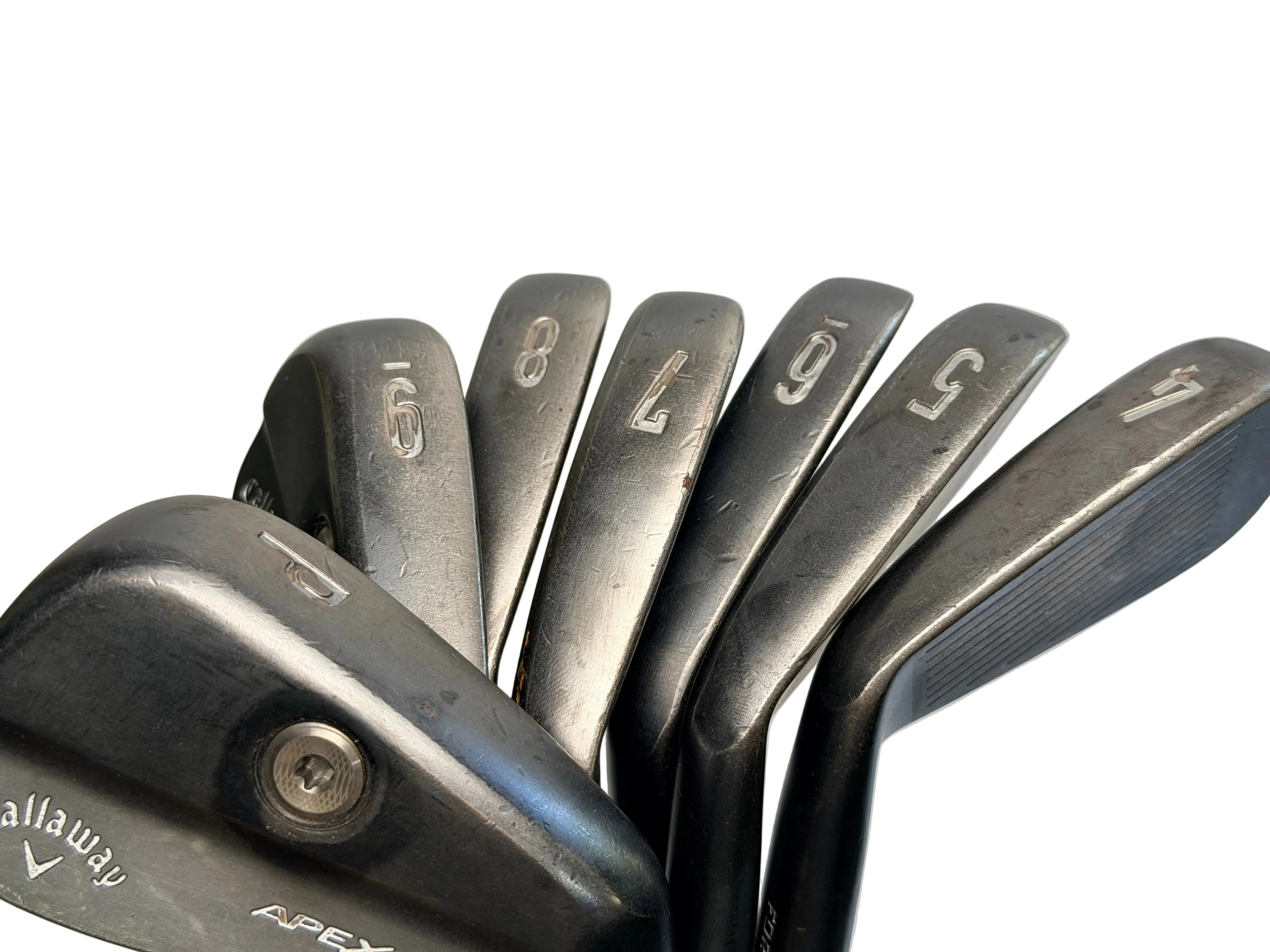 Callaway Apex MB Raw 2021 Irons 4-PW Project X IO 105 5.5 Regular Flex RH
