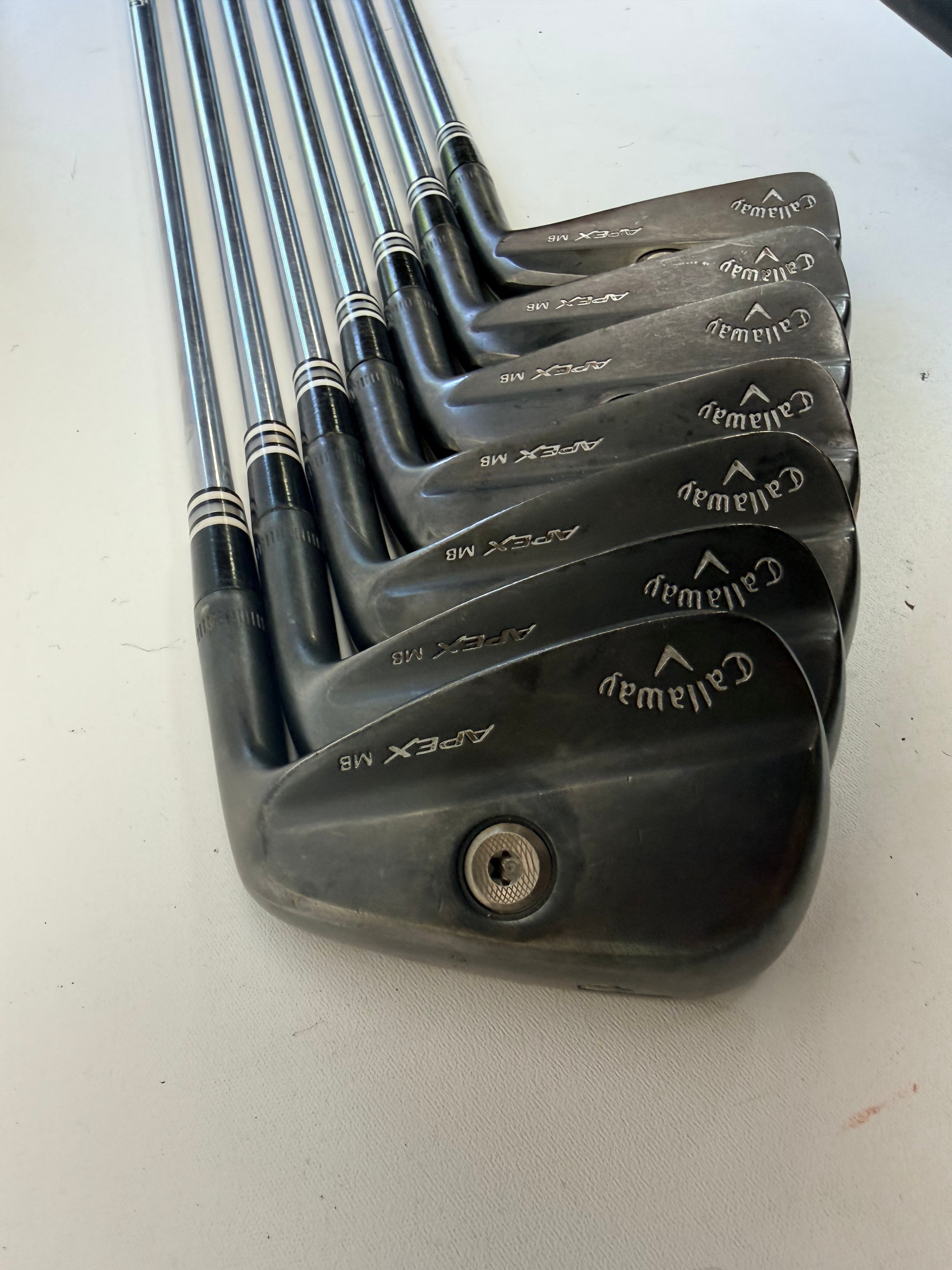 Callaway Apex MB Raw 2021 Irons 4-PW Project X IO 105 5.5 Regular Flex RH