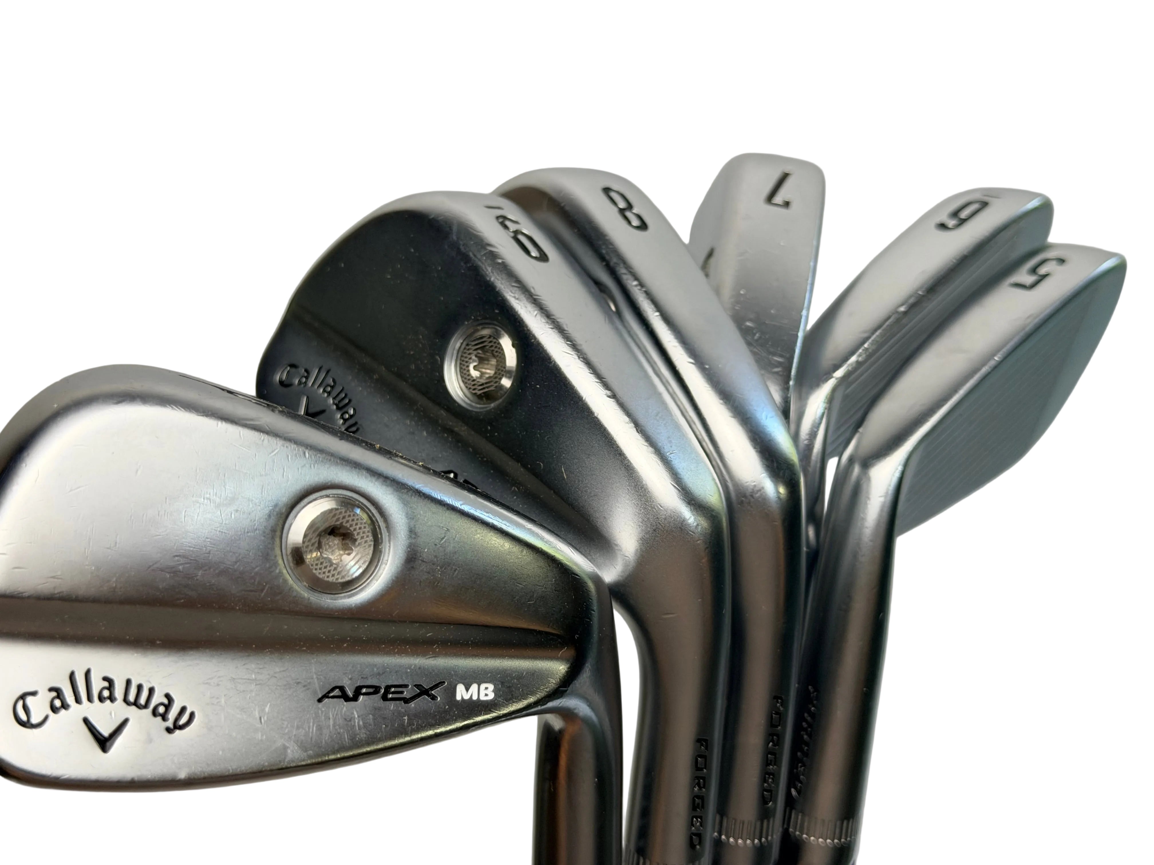 Callaway Apex MB 2021 Irons 5-PW NS Pro Modus 3 Tour 120 Stiff Flex RH (Used)