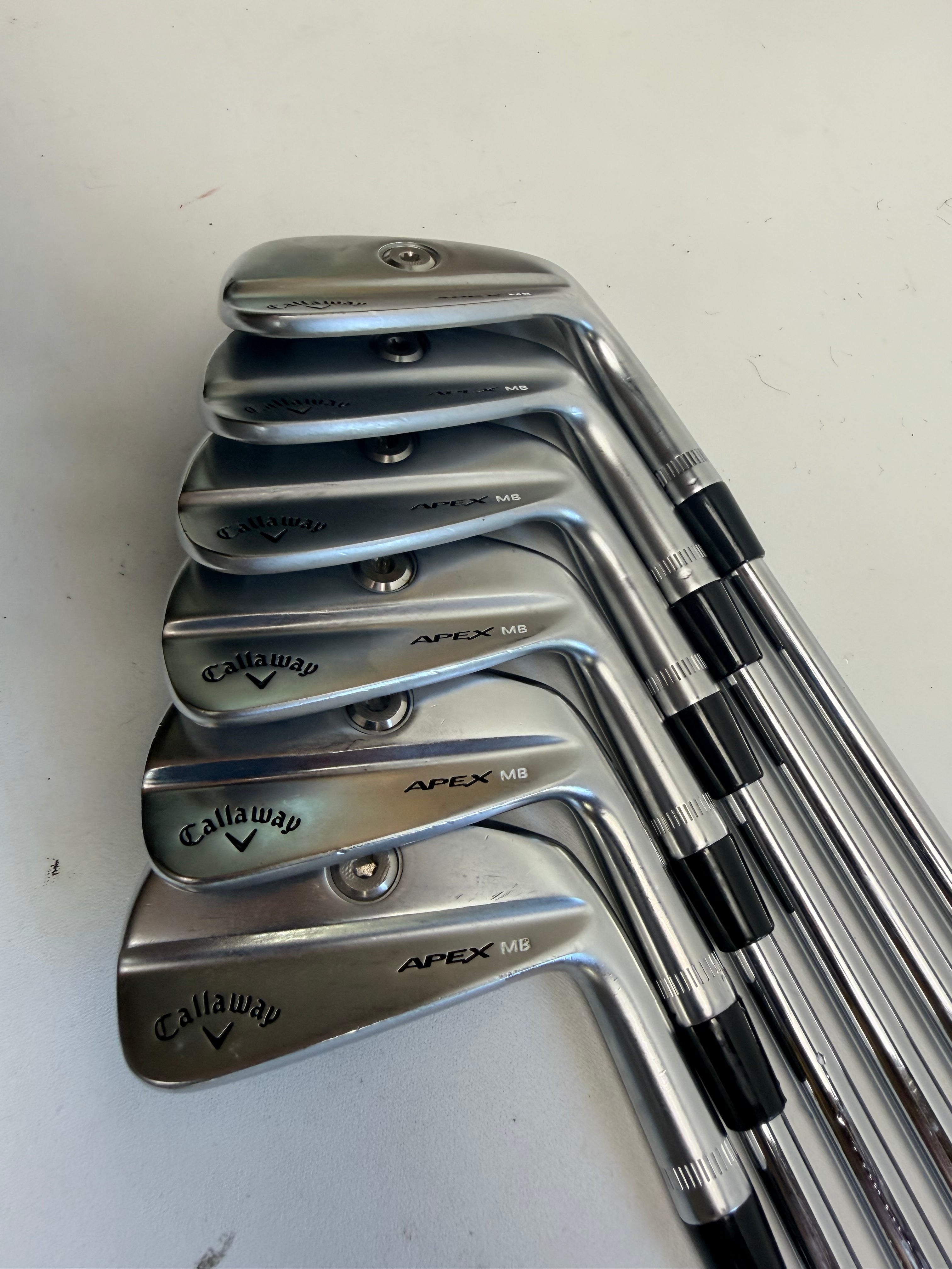 Callaway Apex MB 2021 Irons 5-PW NS Pro Modus 3 Tour 120 Stiff Flex RH (Used)