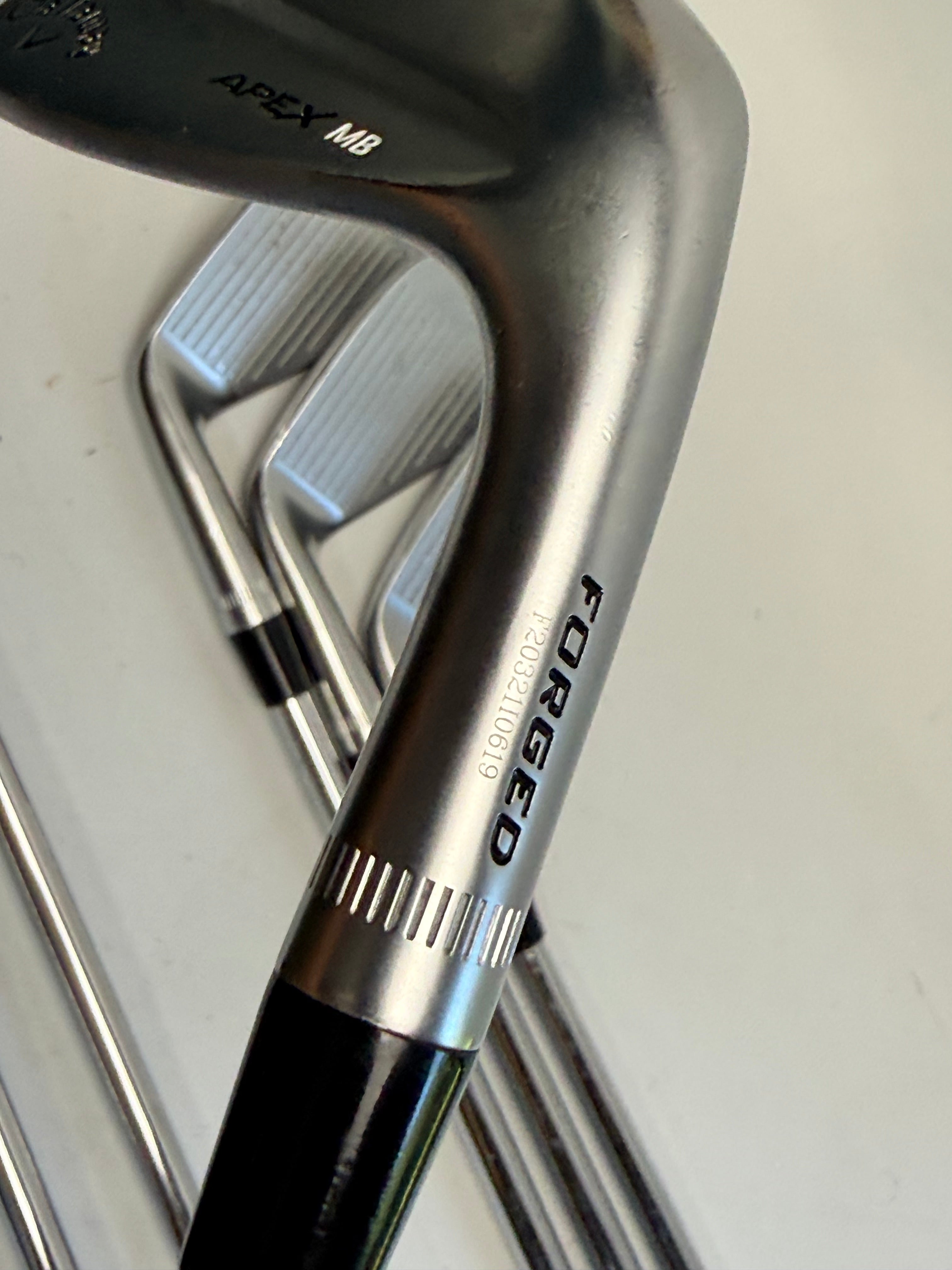 Callaway Apex MB 2021 Irons 5-PW NS Pro Modus 3 Tour 120 Stiff Flex RH (Used)