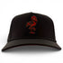 Jogie Loe's Flamingo Golf Hat | Snapback Cap | Built-in Magnetic Ball Marker Holder + Marker Included | Adjustable Flamingo
