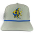 Angelfish Golf Hat | Snapback Cap | Built-in Magnetic Ball Marker Holder + Marker Included | Adjustable
