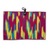 Electric Mirage Golf Towel | 24” x 16” Microfiber Towel | Magnetic Clip & Carabiner | Premium Golf Accessory