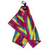 Electric Mirage Golf Towel | 24” x 16” Microfiber Towel | Magnetic Clip & Carabiner | Premium Golf Accessory