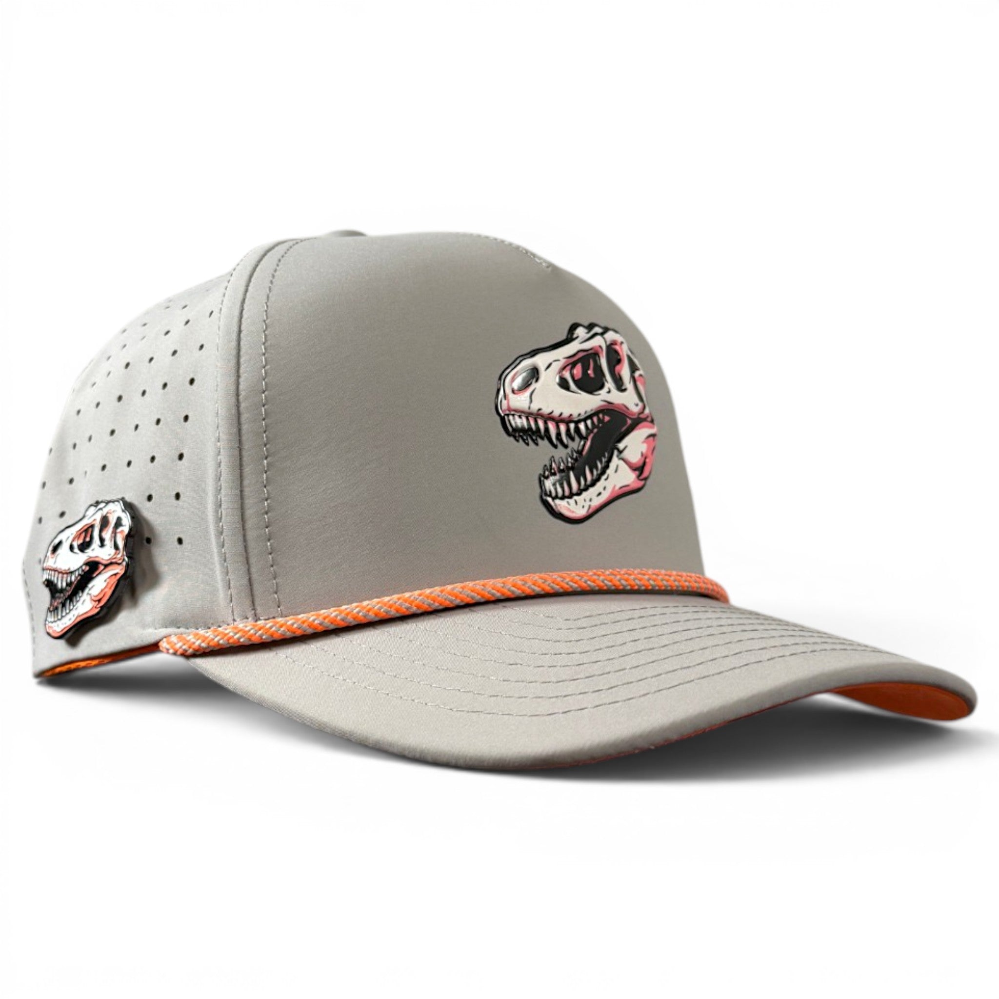 Youth Fossil Fairway Golf Hat | Snapback Cap | Built-in Magnetic Ball Marker Holder + Marker Included | Adjustable