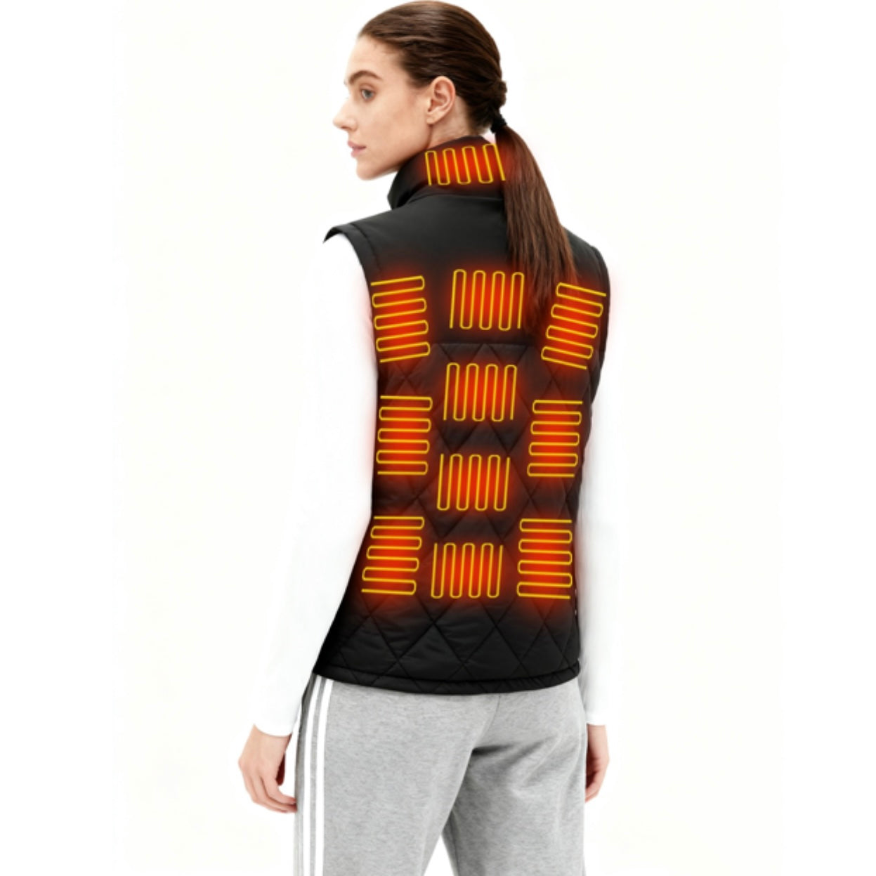 LITEGUEST Dual-Control Heated Vest – 17-Zone USB Heated Winter Vest