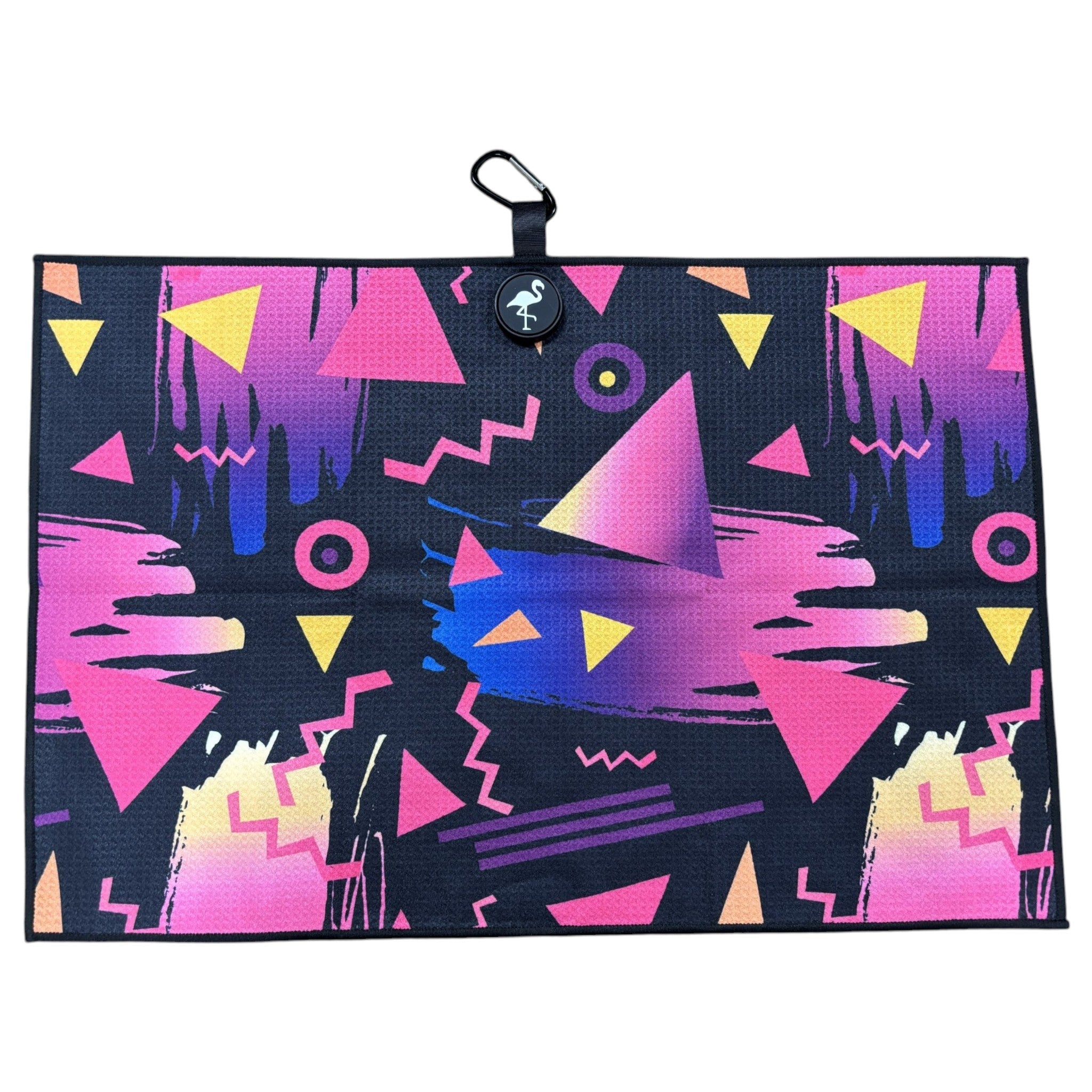 Fresh Prince Golf Towel | 24” x 16” Microfiber Towel | Magnetic Clip & Carabiner | Premium Golf Accessory | Retro 90s 80s