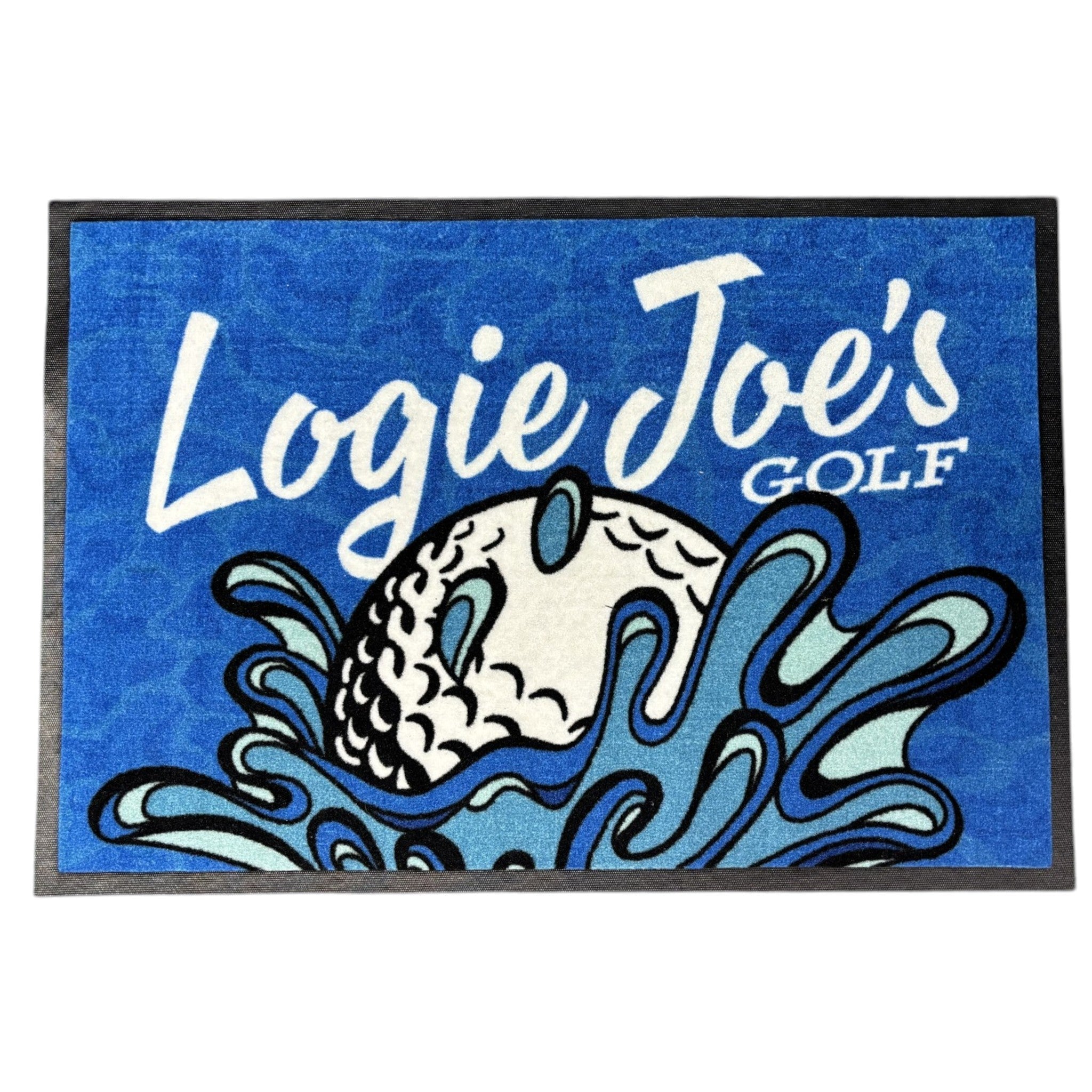 Water Ball | Golf Shop Mat Rug | 24"x 36" Rectangle | Golf Accessory