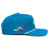 Gummy Worm Golf Hat | Snapback Cap | Built-in Magnetic Ball Marker Holder + Marker Included | Adjustable Candy Teal