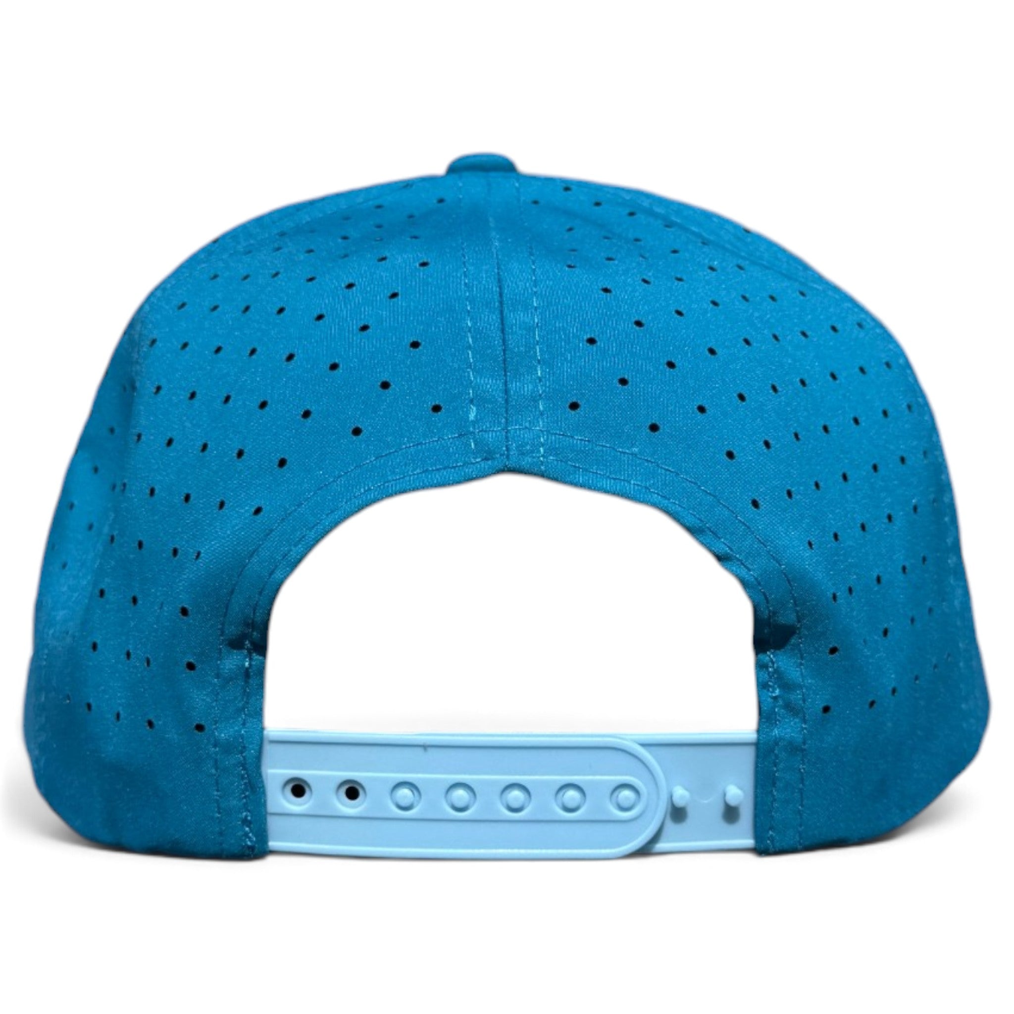 Gummy Worm Golf Hat | Snapback Cap | Built-in Magnetic Ball Marker Holder + Marker Included | Adjustable Candy Teal