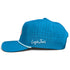 Gummy Worm Golf Hat | Snapback Cap | Built-in Magnetic Ball Marker Holder + Marker Included | Adjustable Candy Teal