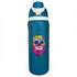 Hydration Bottle – Tiki Bear | 32oz Insulated Stainless Steel | Flip Straw Lid w/ Handle