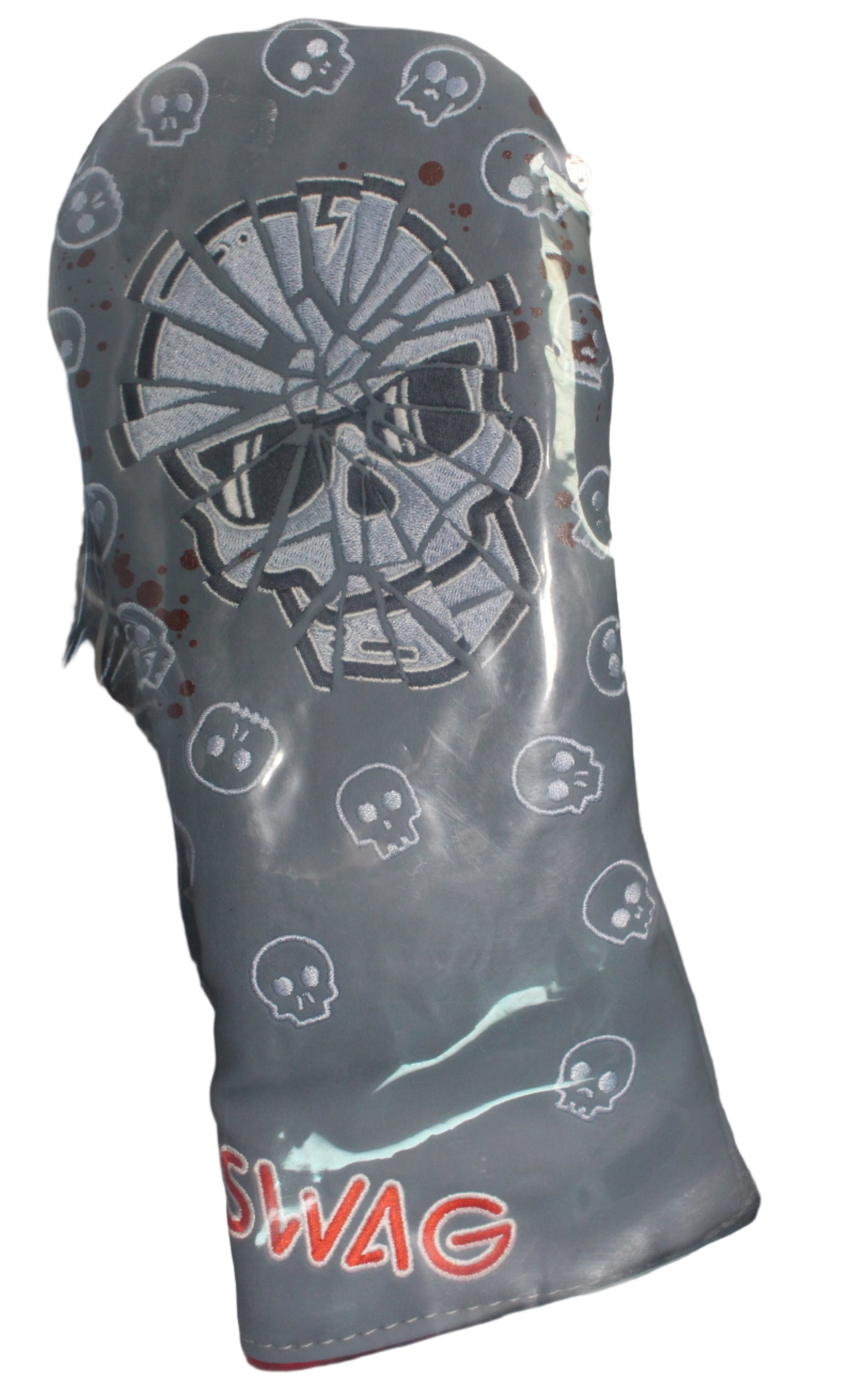 Swag Golf - Shatter Skull Grey Fairway Wood Headcover