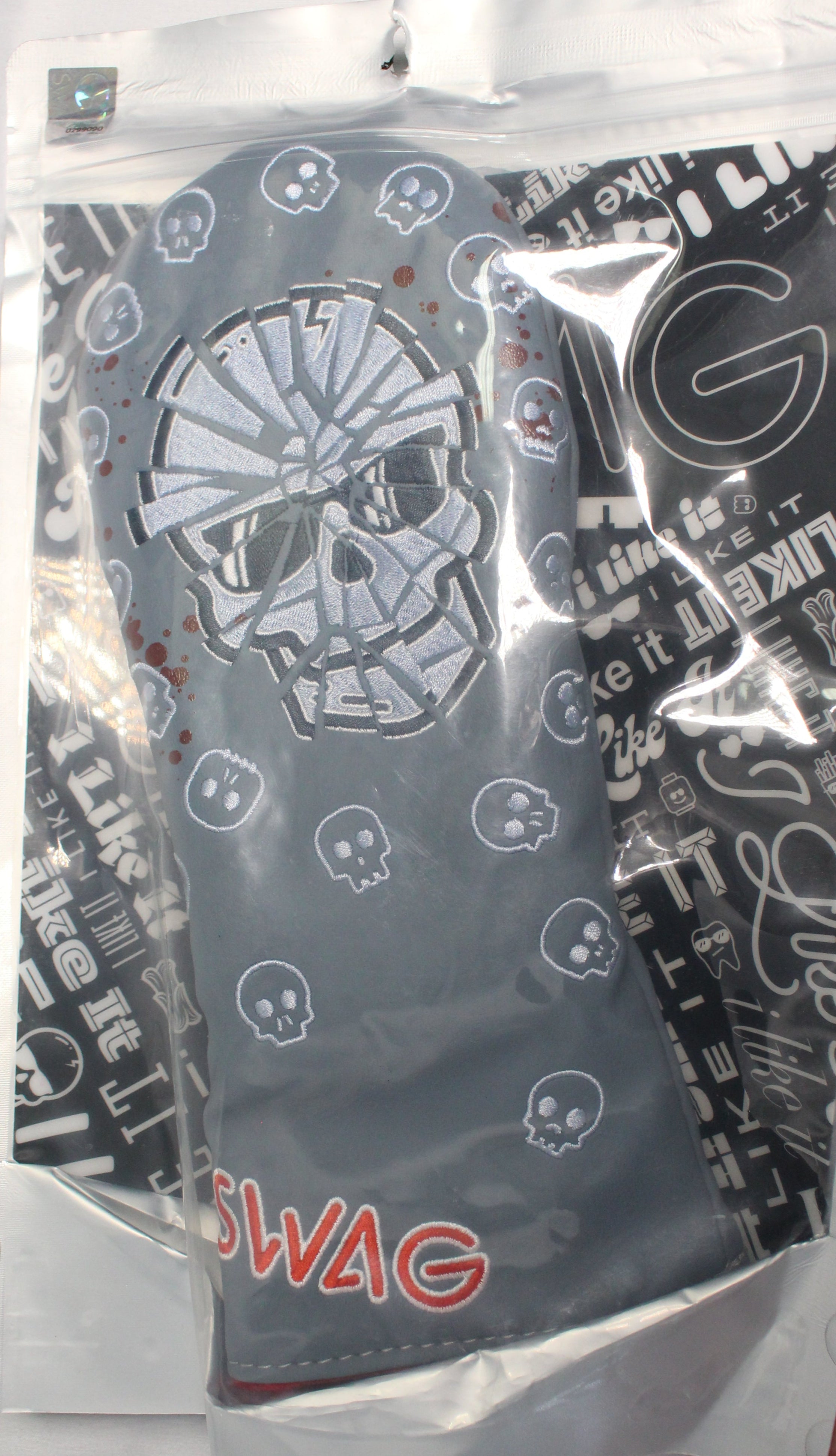 Swag Golf - Shatter Skull Grey Fairway Wood Headcover