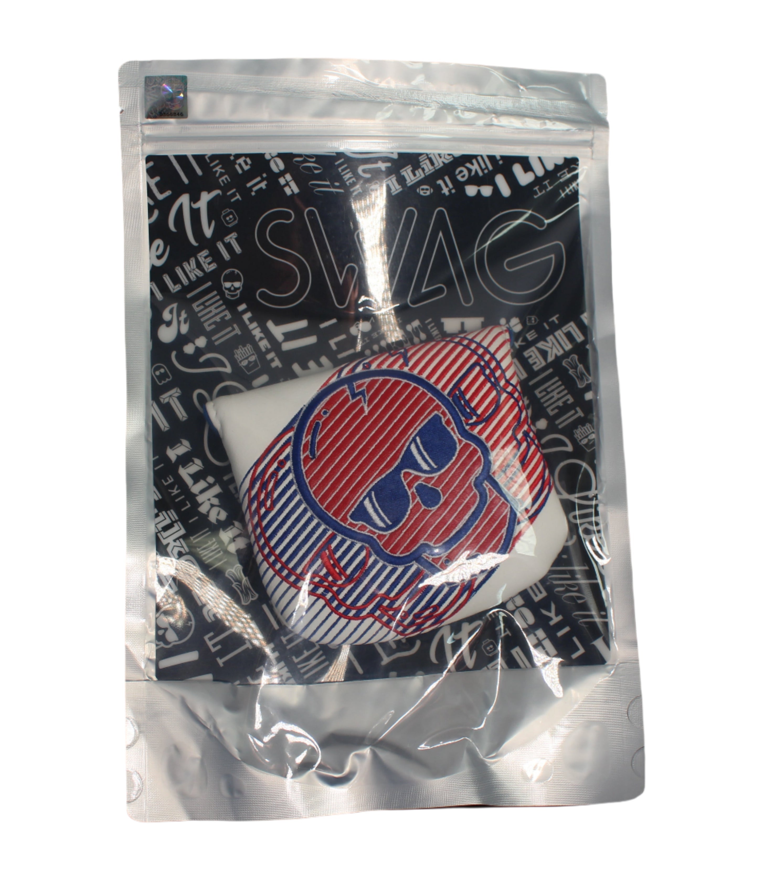 Swag Golf - Red/White/Blue Skull Mallet Putter Headcover