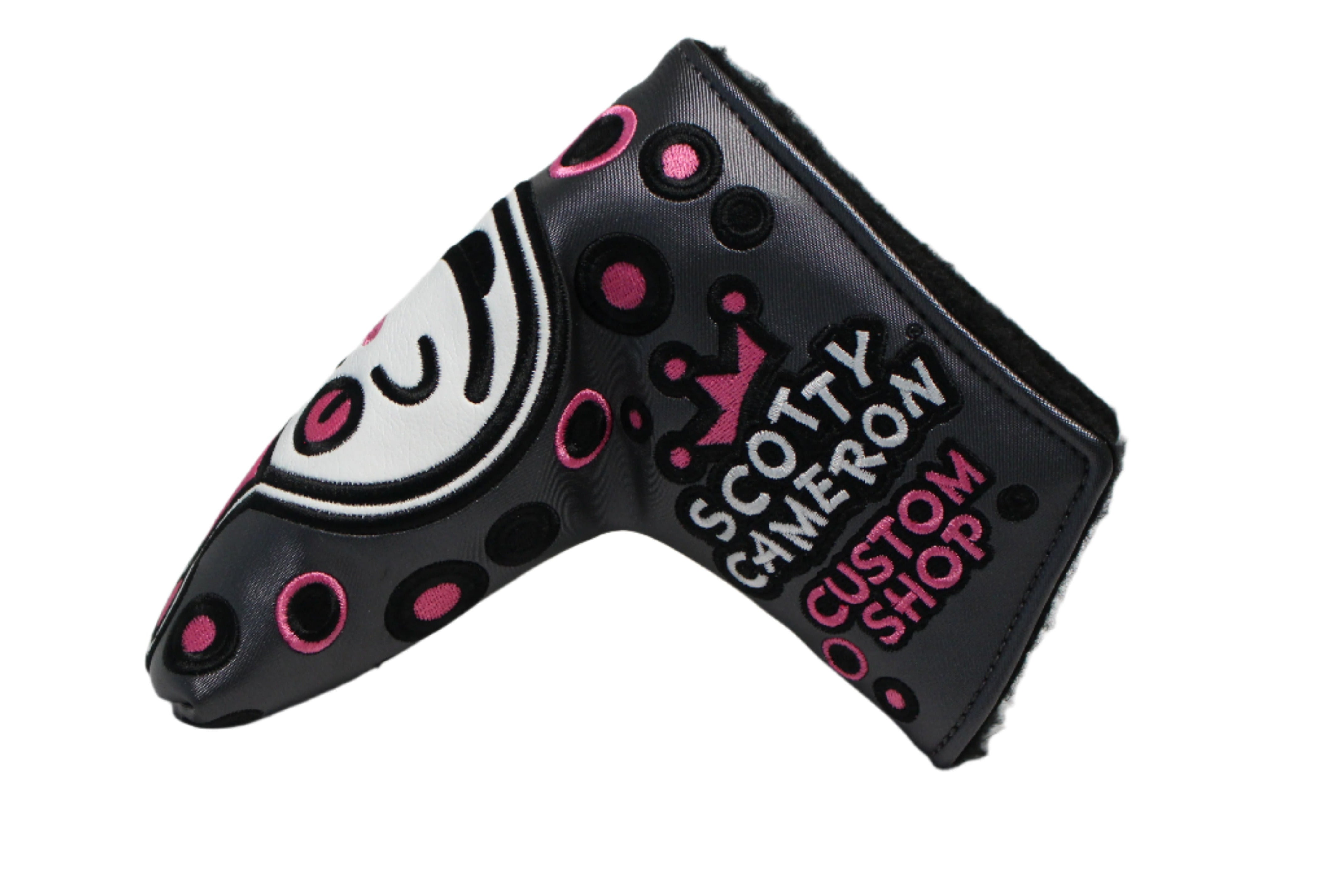 Scotty Cameron Custom Shop 2019 Jackpot Johnny Charcoal & Pink Blade Putter Headcover
