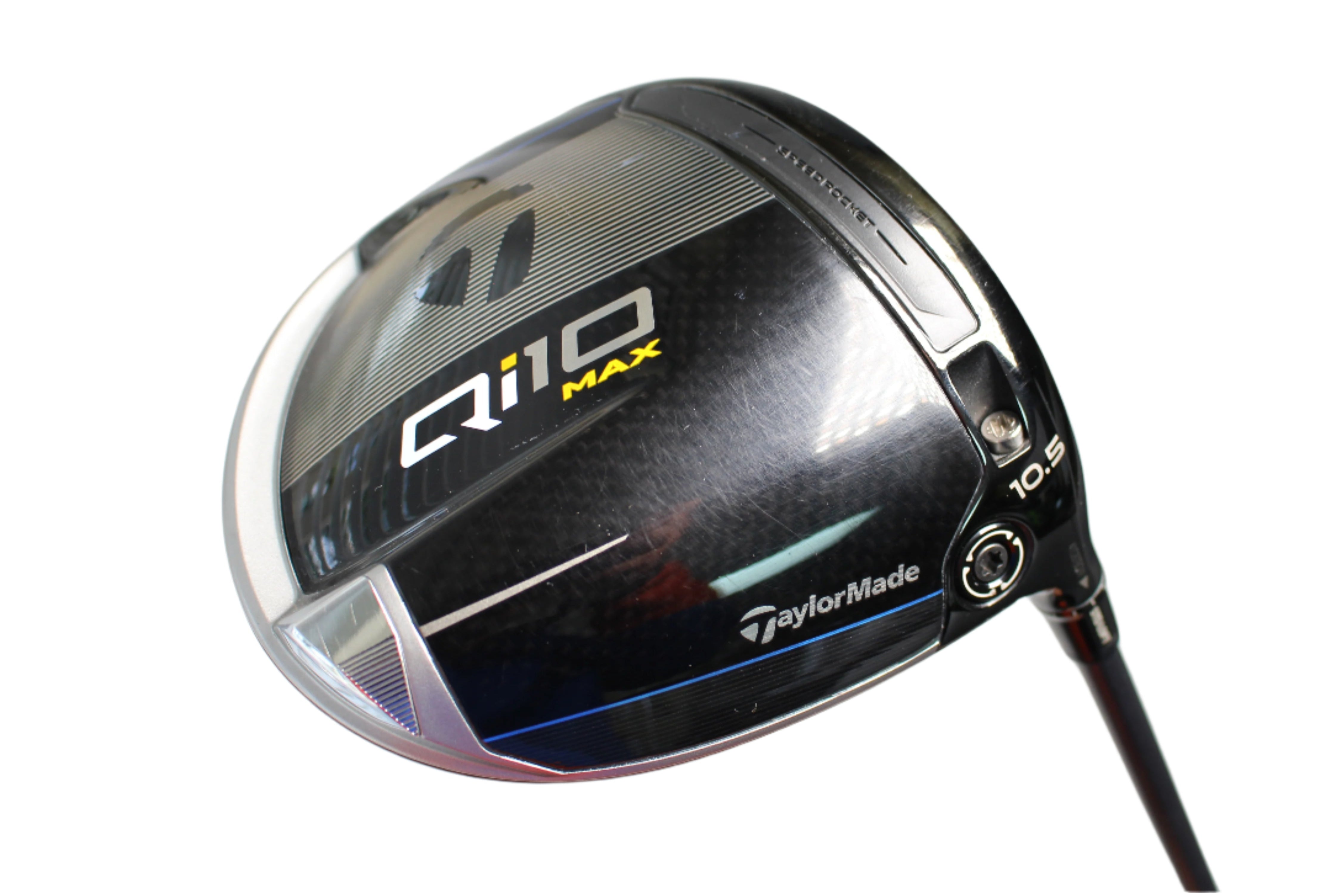 Pre-Owned Taylormade Qi10 Max 10.5 Driver w/ AutoFlex Pink 505 X (100-110 MPH) (X-Stiff) (46.5 Inch) Shaft (Mint)
