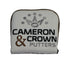 Scotty Cameron - Cameron & Crown "Made to Play" White/Brown Left Hand Mid-Square Mallet Putter Headcover