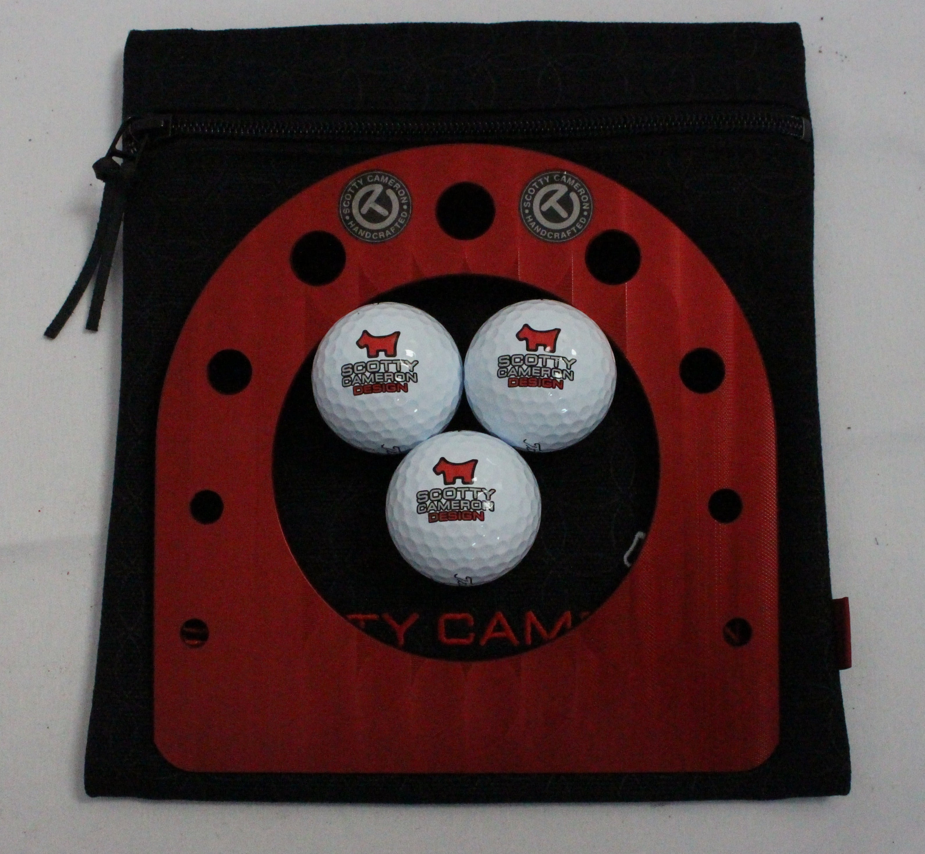 Scotty Cameron Milled Putting Cup Kit - The Art of Putting Scotty Dog - Red/White