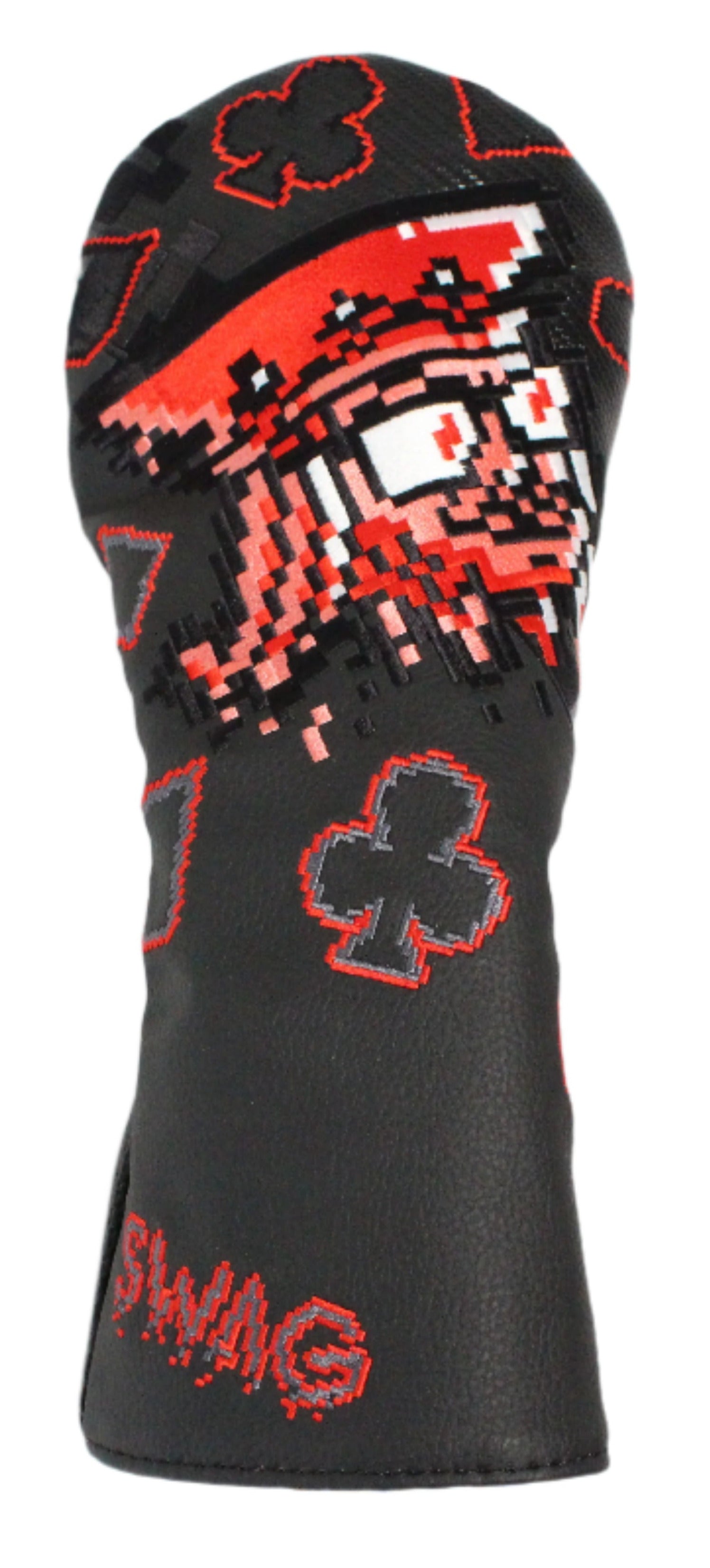 Swag Golf - 8-Bit King Red/Black Driver Headcover *opened, no bag*