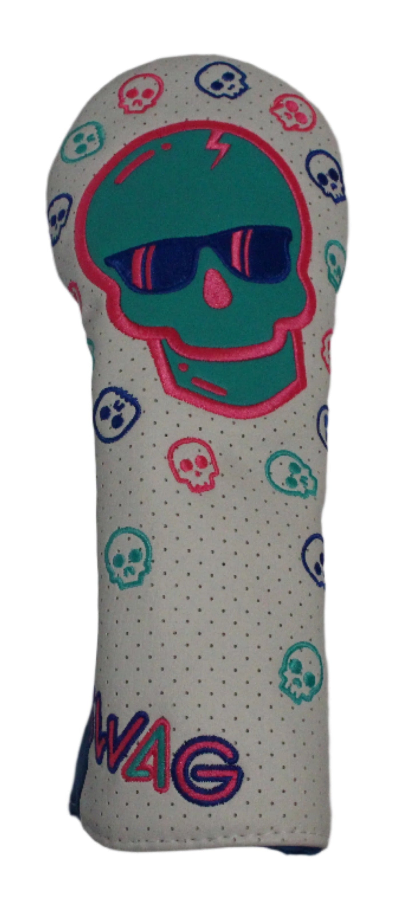 Swag Golf - Multi-Color Skulls Fairway Wood Headcover *opened, no bag*