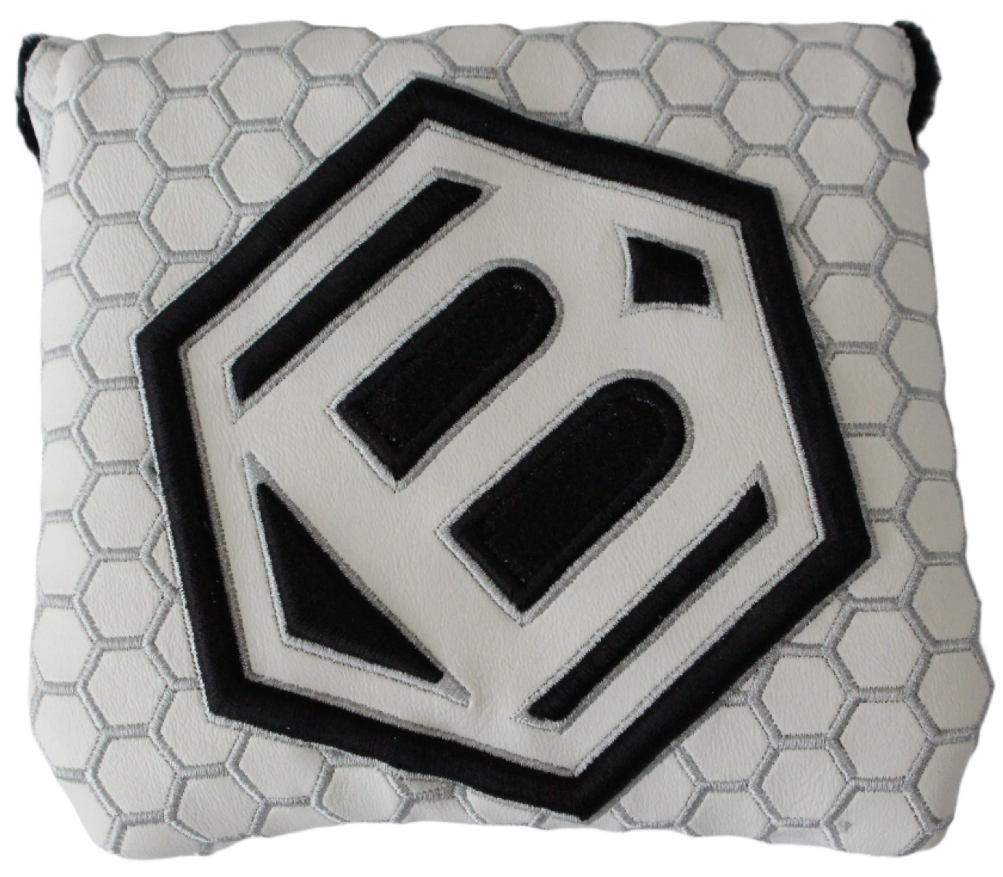 Bettinardi - 2022 Jumbo Hex B Specialty Run Mid-Sqaure Mallet Putter Headcover White/Black