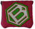 Bettinardi - 2022 Jumbo Hex B Specialty Run Mid-Sqaure Mallet Putter Headcover Pink/Green/White