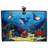 Deep Blue Sea Golf Towel | 24” x 16” Microfiber Towel | Magnetic Clip & Carabiner | Premium Golf Accessory