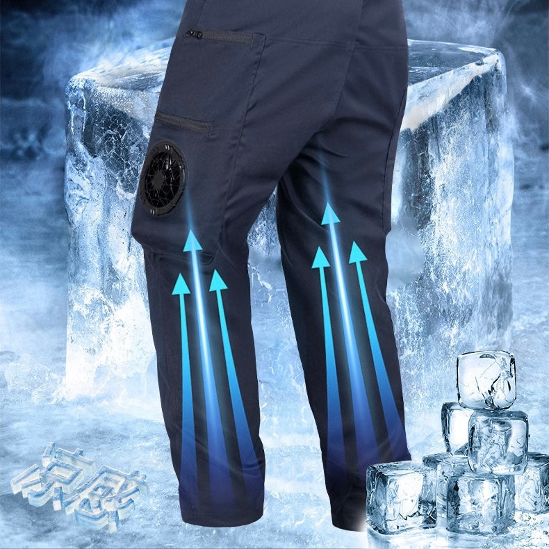 LITEGUEST Smart Air-Conditioned Fan Cooling Pants – USB Dual Fans