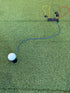 3FT Golf Simulator Tees - Durable Silicone Sim Tees with Bungee Cord and Swivel Clip