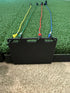3FT Golf Simulator Tees - Durable Silicone Sim Tees with Bungee Cord and Swivel Clip