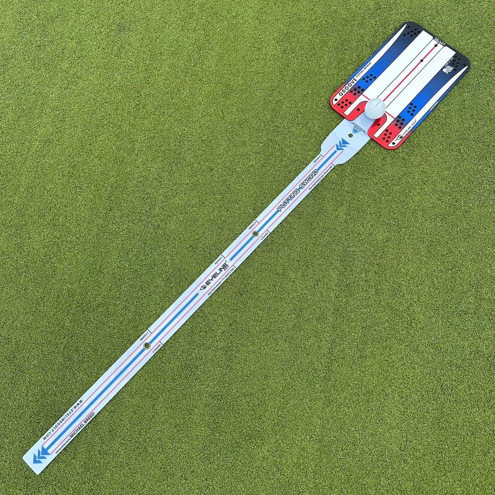 Groove Putting Mirror + Putting Sword Pair (3 pcs)