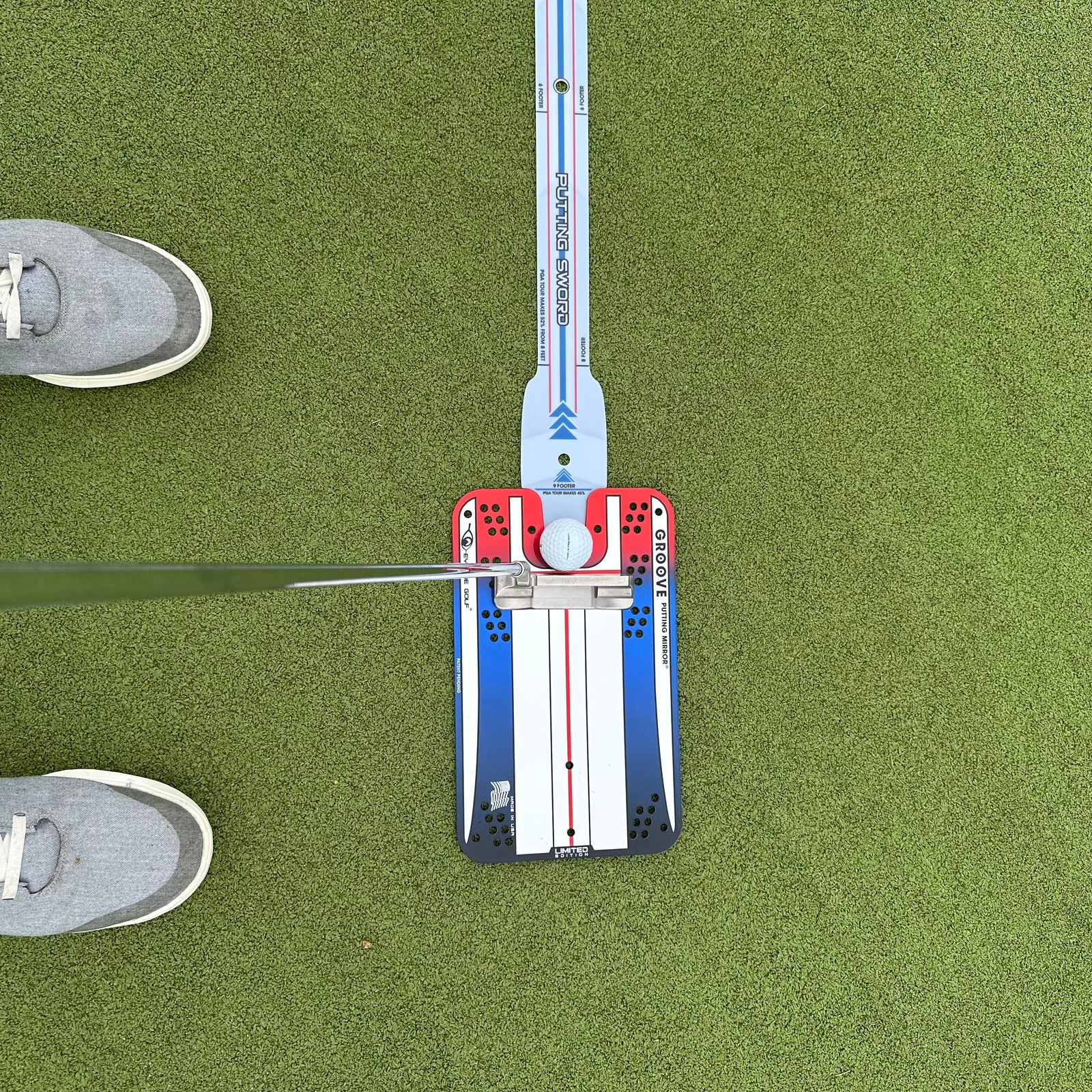 Groove Putting Mirror + Putting Sword Pair (3 pcs)