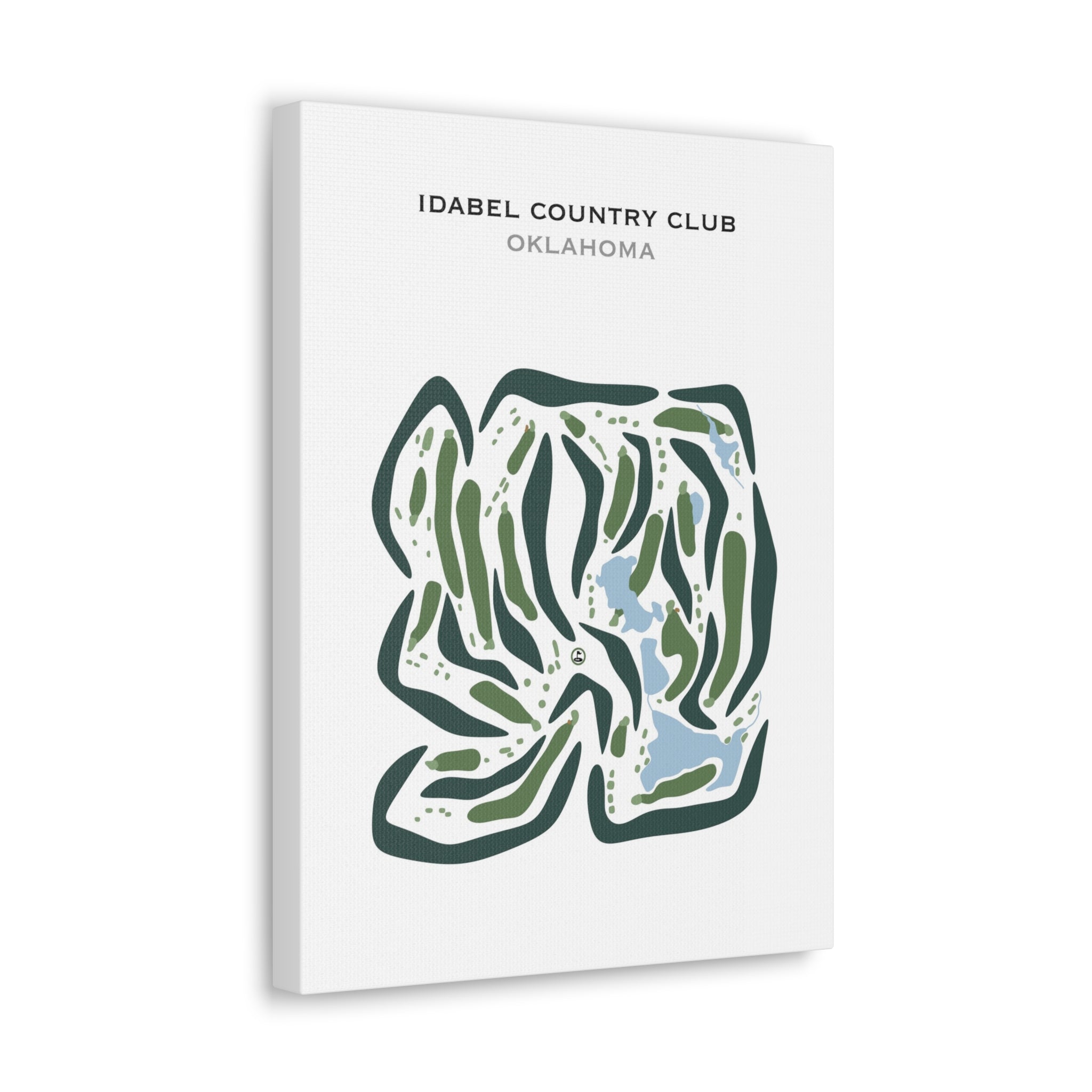 Idabel Country Club, Oklahoma - Printed Golf Courses